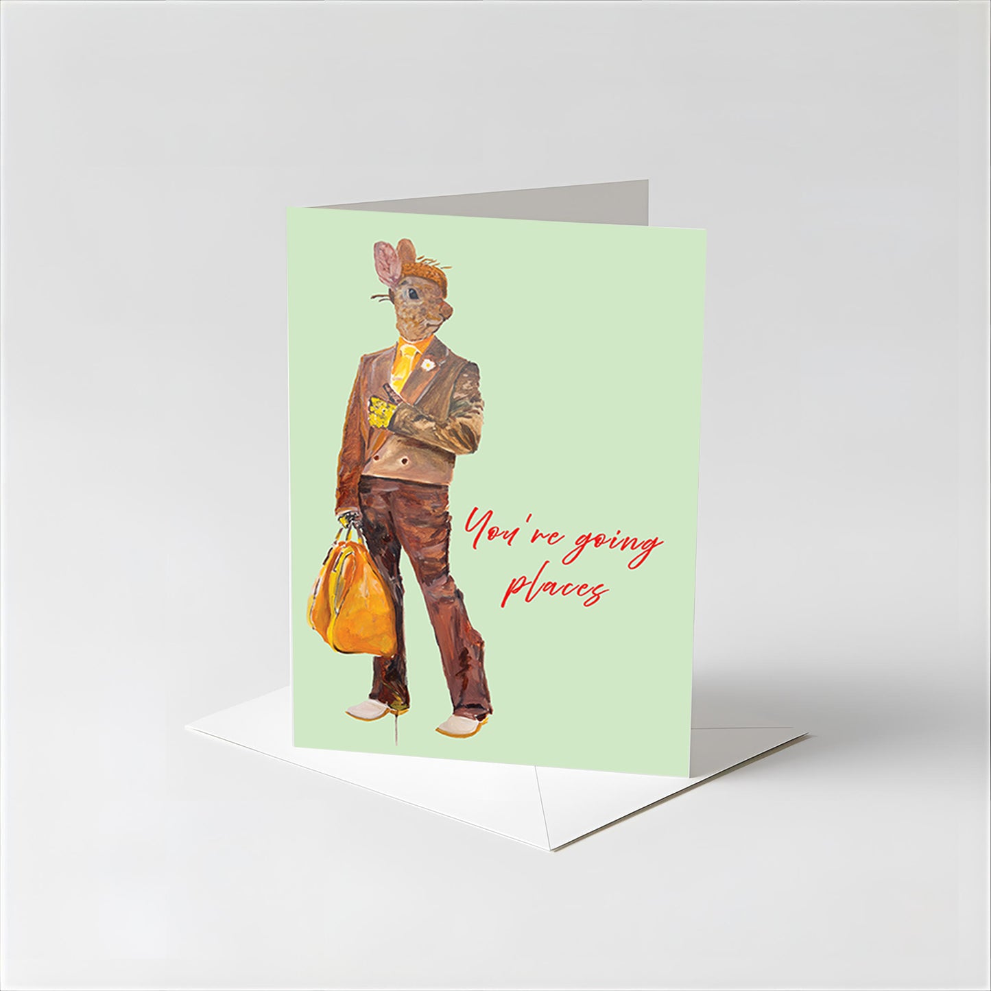 Bad PR Bunny Greeting Card