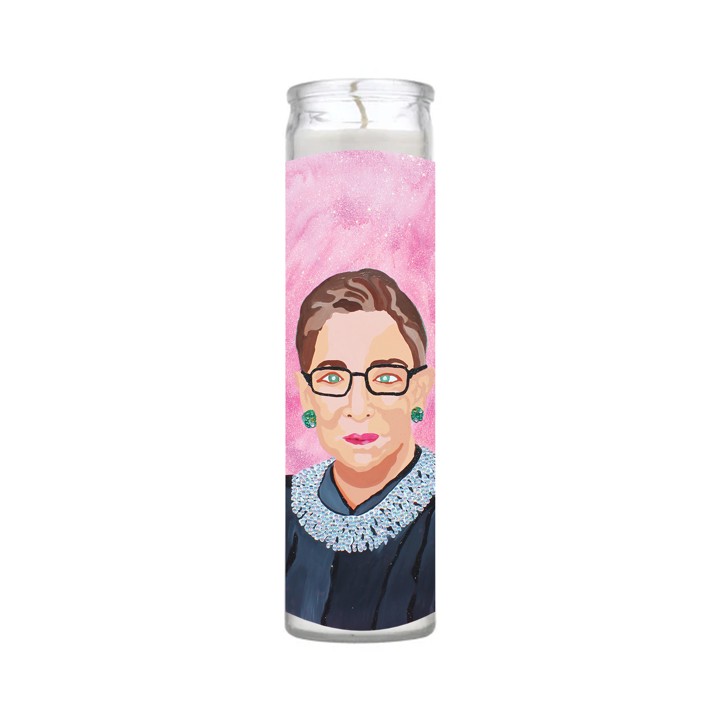 Pink RBG Prayer Candle