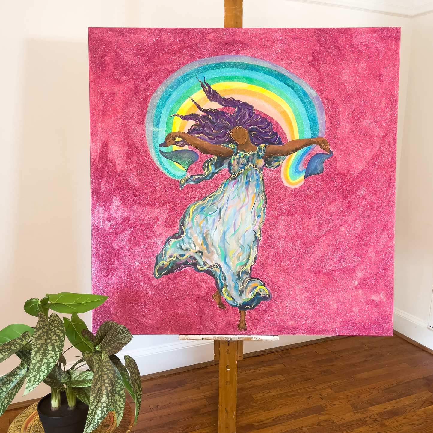 Rainbow Girl Portrait