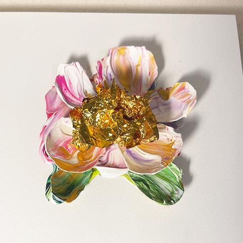 Eggshell Flower #75