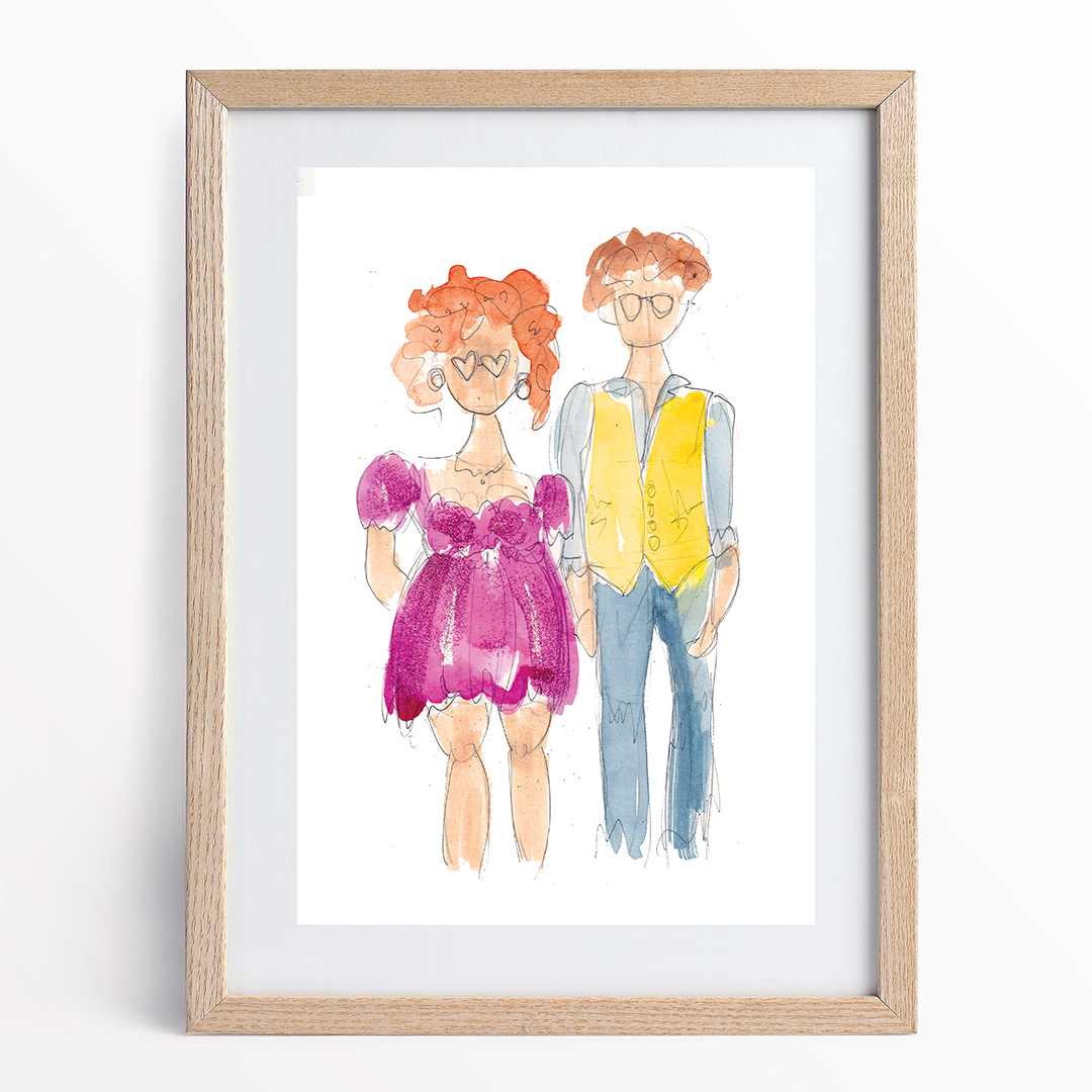 Custom Portraits - Hand-Drawn