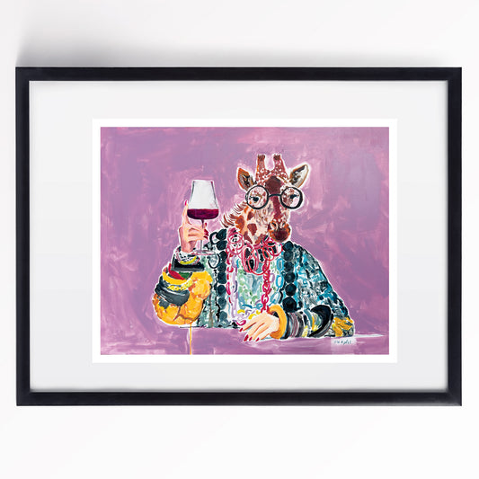 Iris Apfel Giraffe Print