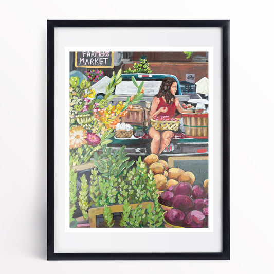 Market Girl Print