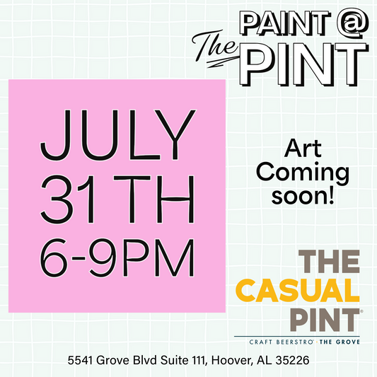 Painting at The Pint - July 31st Class