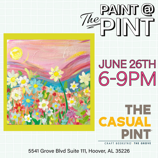 Painting at The Pint - June 26th Class