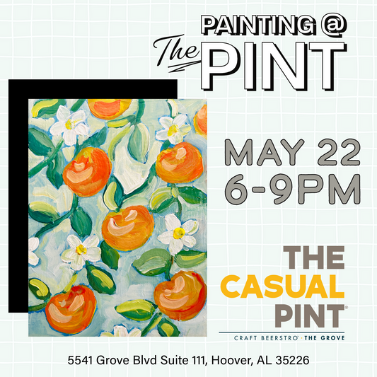 Painting at The Pint - May 22 Class