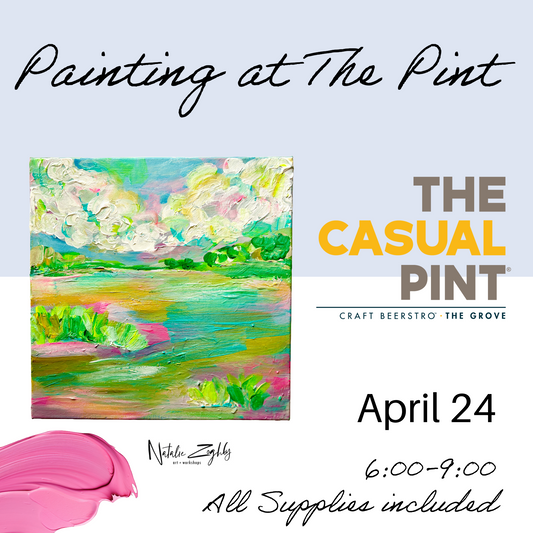 Painting at The Pint - April 24 Class