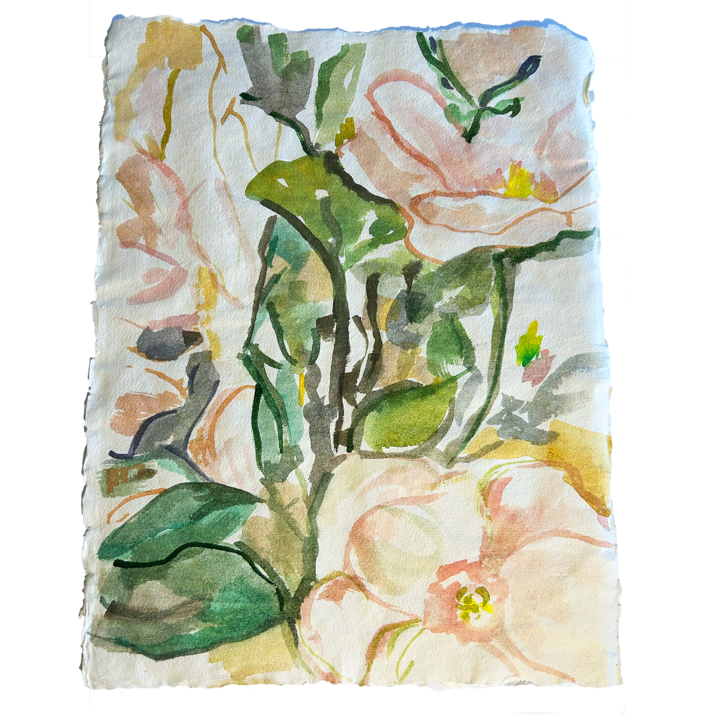 Flower Sketch on Paper #2
