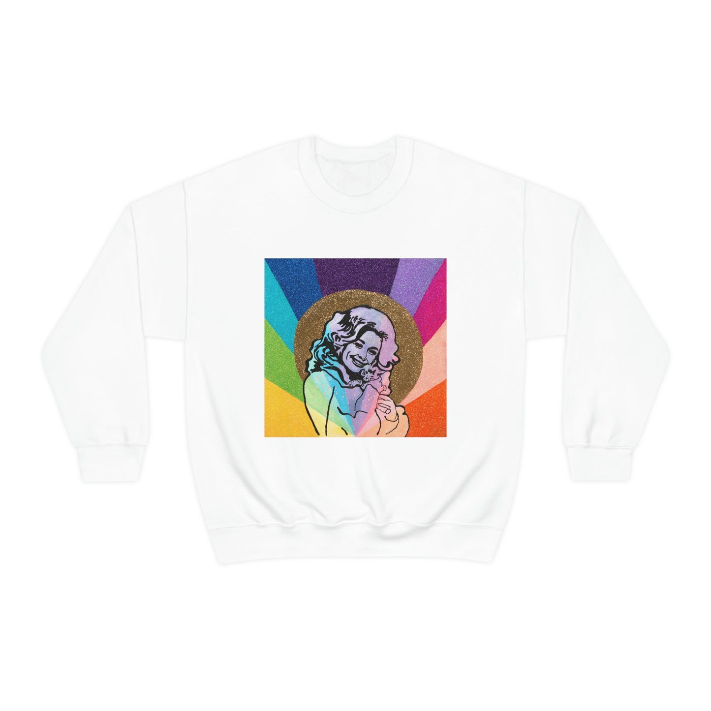 Rainbow Dolly Parton Sweatshirt