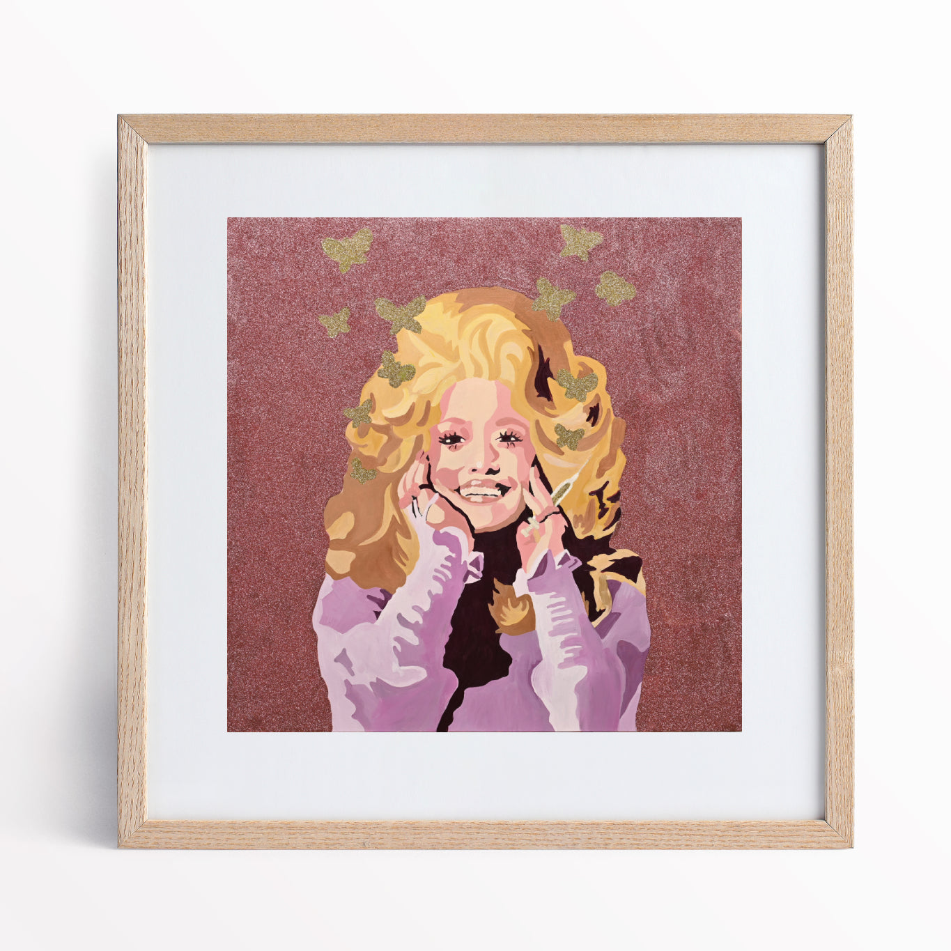 Dolly Parton Butterfly archival Print